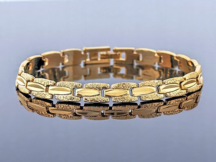 

Elegancka złota bransoletka 14k * Jakość * Wzory