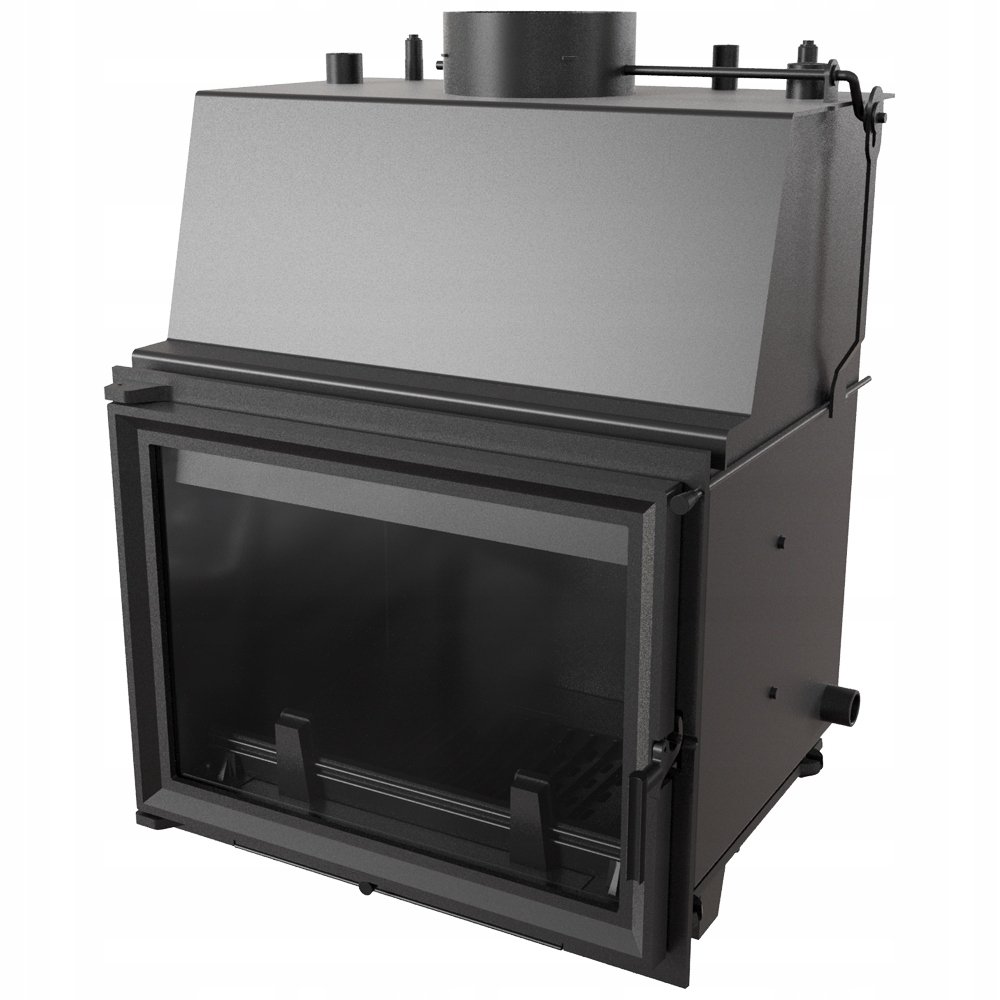 Wkład Kominek Płaszczem Wodnym KRATKI ZUZIA 12kW Żeliwny ZESTAW do MONTAŻU Marka Kratki