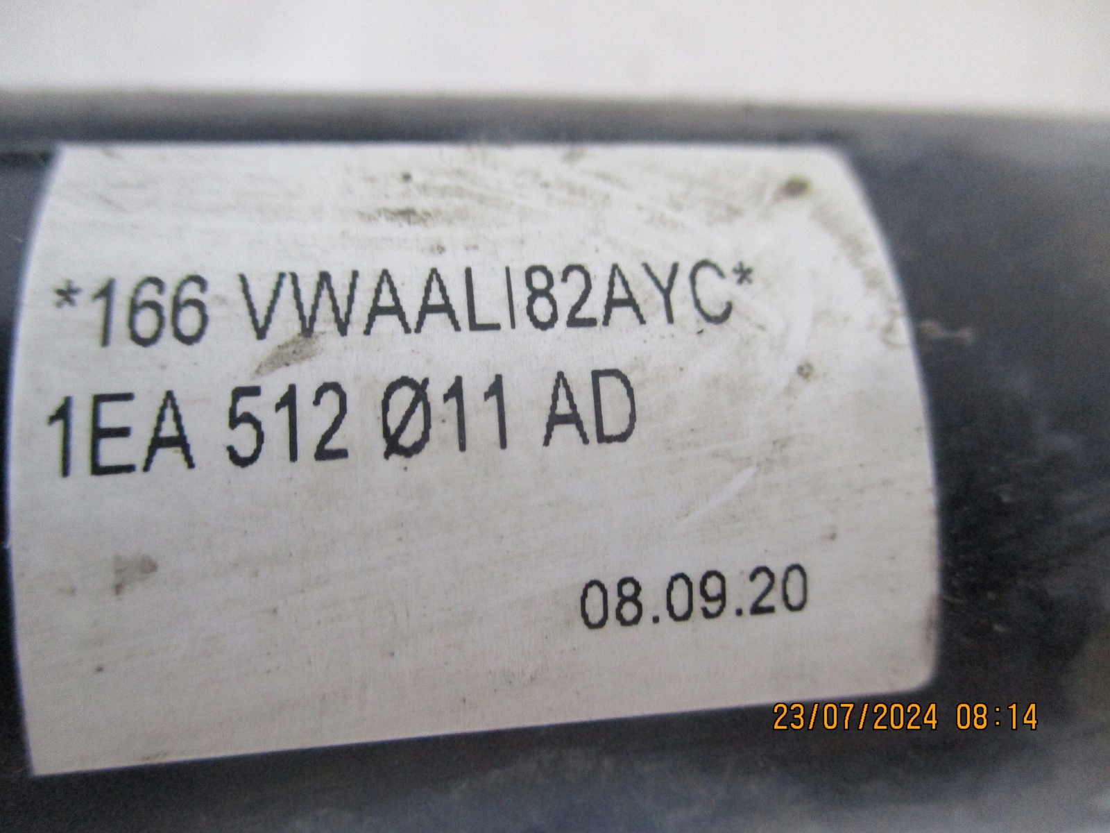 shock absorber AMOR VW ID3 1EA513423F rear part rear right left