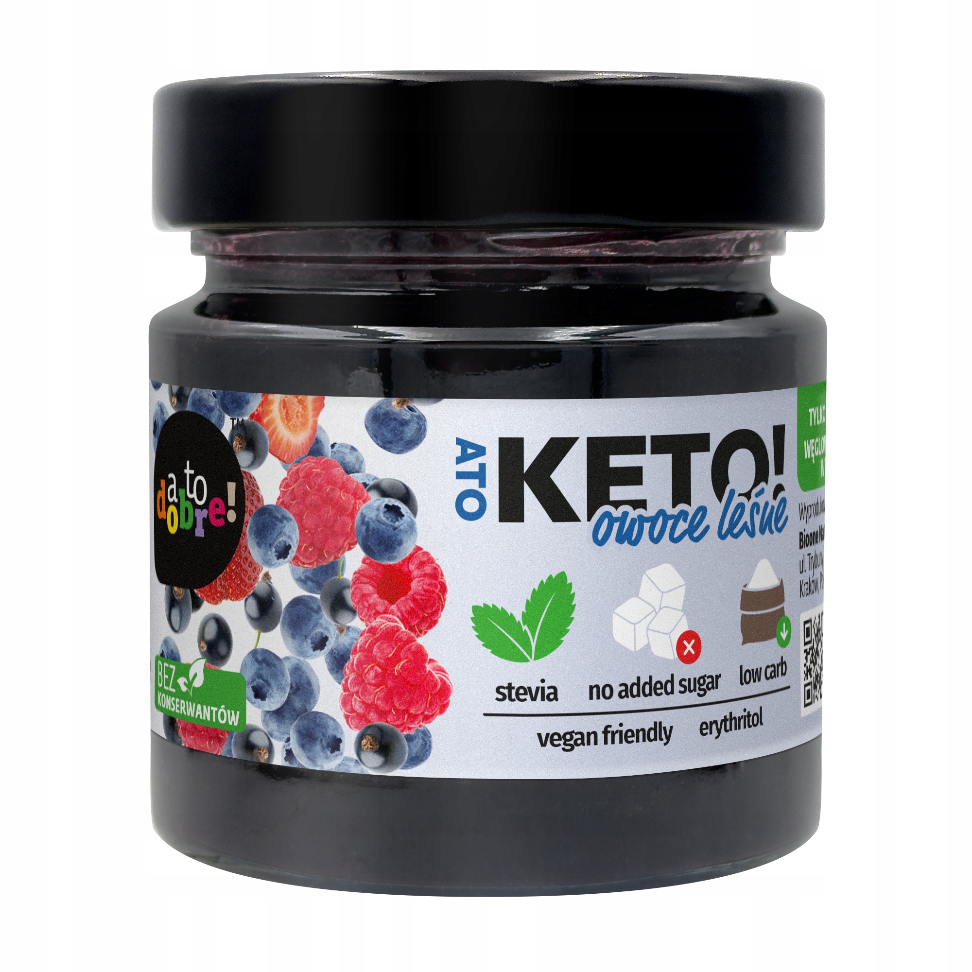 Levně 3x Zavařenina Lesní ovoce A To Keto! 200 g