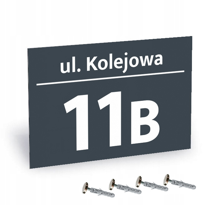 

tabliczka tablica Adresowa numer domu 30x20 alu.