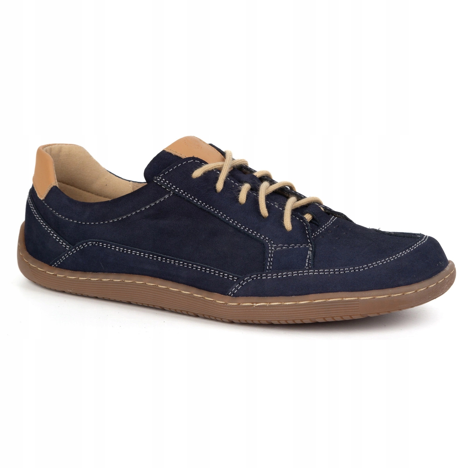 Barefoot Dámské minimalistické kožené tenisky 1282, modré, velikost 42
