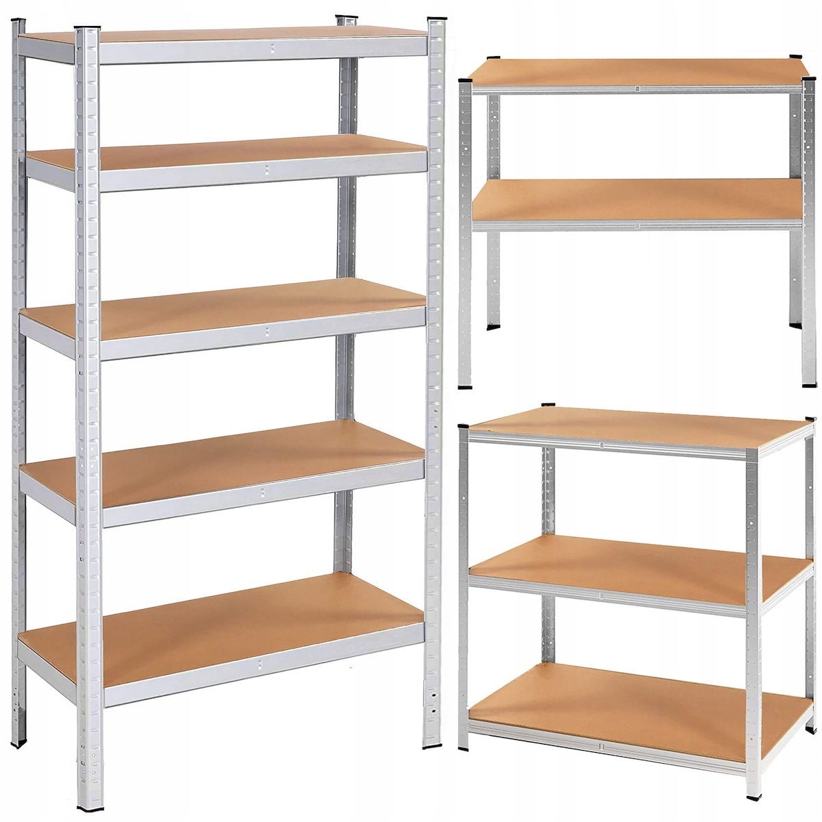 

Regał Magazynowy Metalowy Garażu Piwnicy 180x90x30