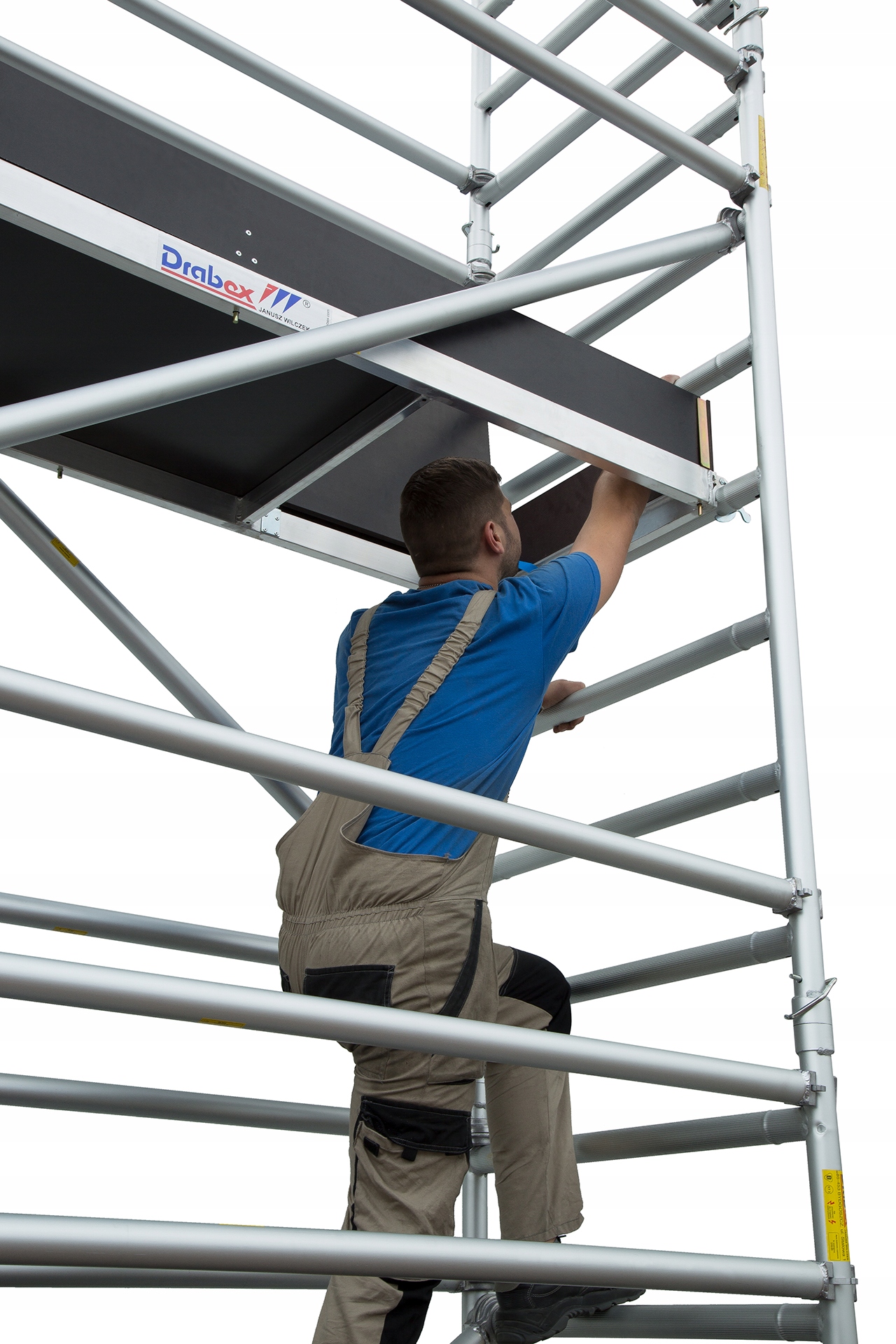 RUSZTOWANIE ALU. JEZDNE RA1130 R 8.07m 322B NOWOŚĆ Materiał aluminium