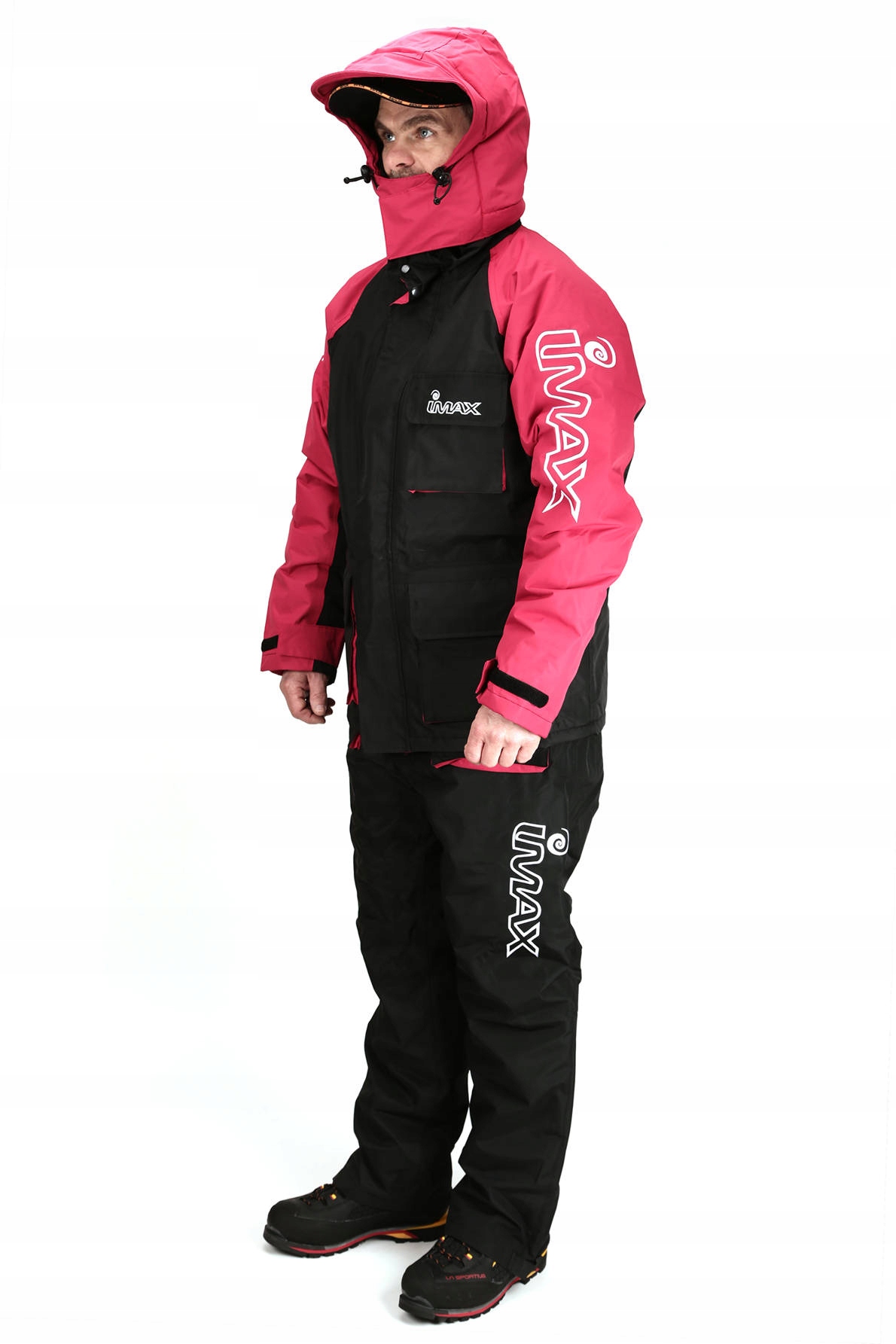 KOMBINEZON IMAX THERMO SUIT RED BLACK-M Rozmiar M