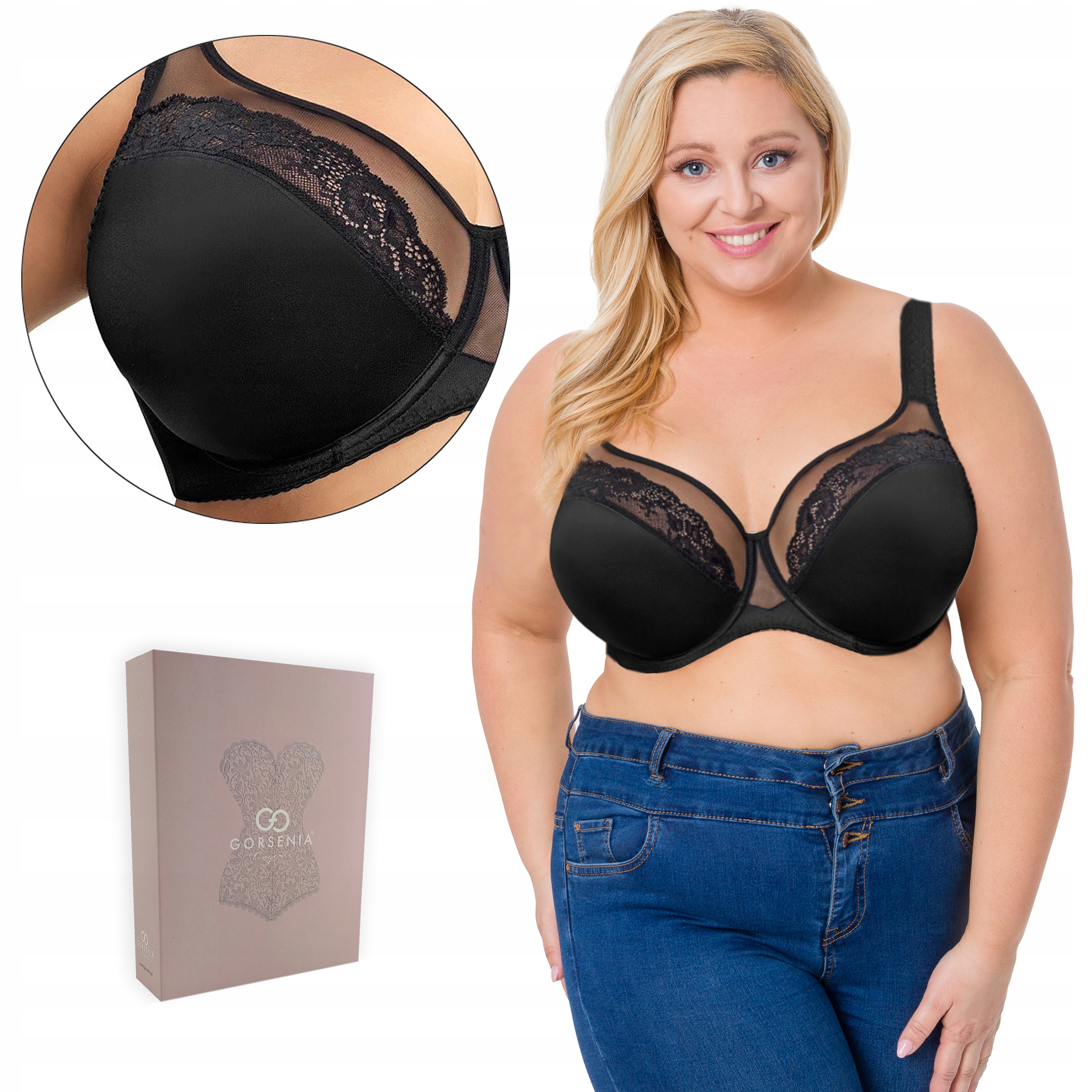 

Gorsenia K441 Luisse Biustonosz, miękki, 105E