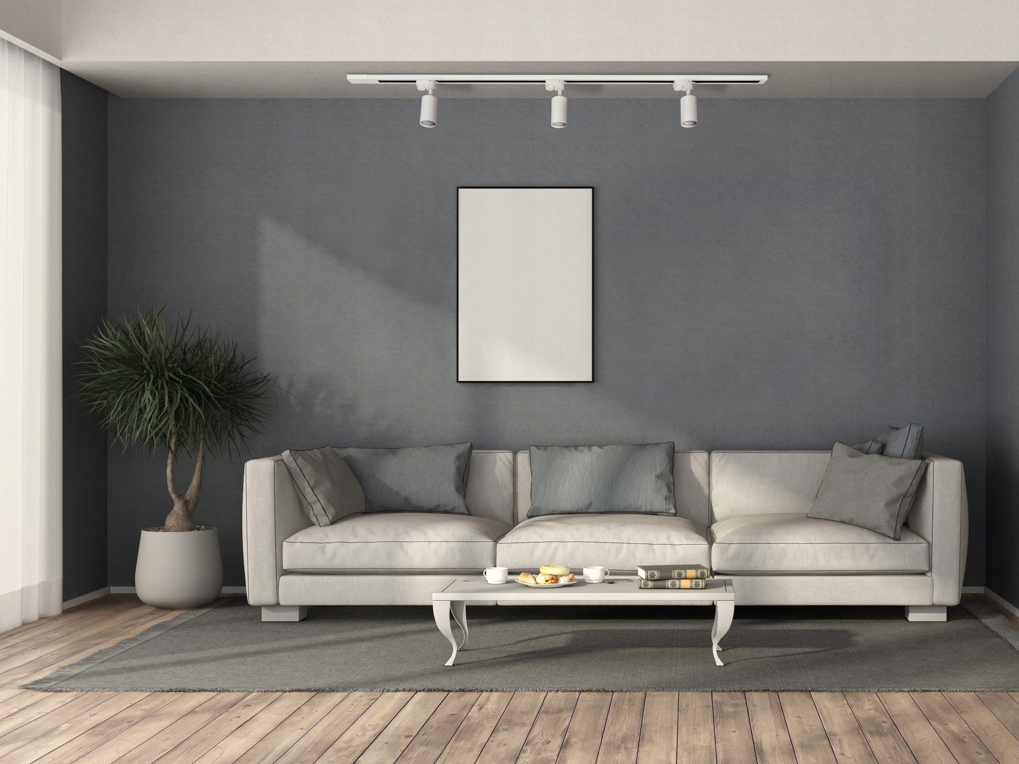 OPRAWA HALOGENOWA LED GU10 SZYNOWA TUBA SPOT LAMPA Kolor biały