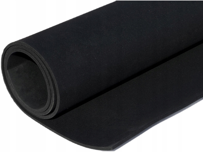 Mata pod sprzęt fitness S-line M6 (70 x 165 cm) czarna