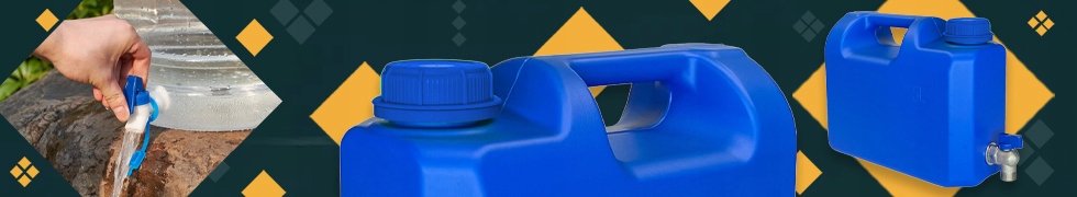 KANISTER 5L POJEMNIK na WODĘ z kranem STOJĄCY niebieski Marka Inna