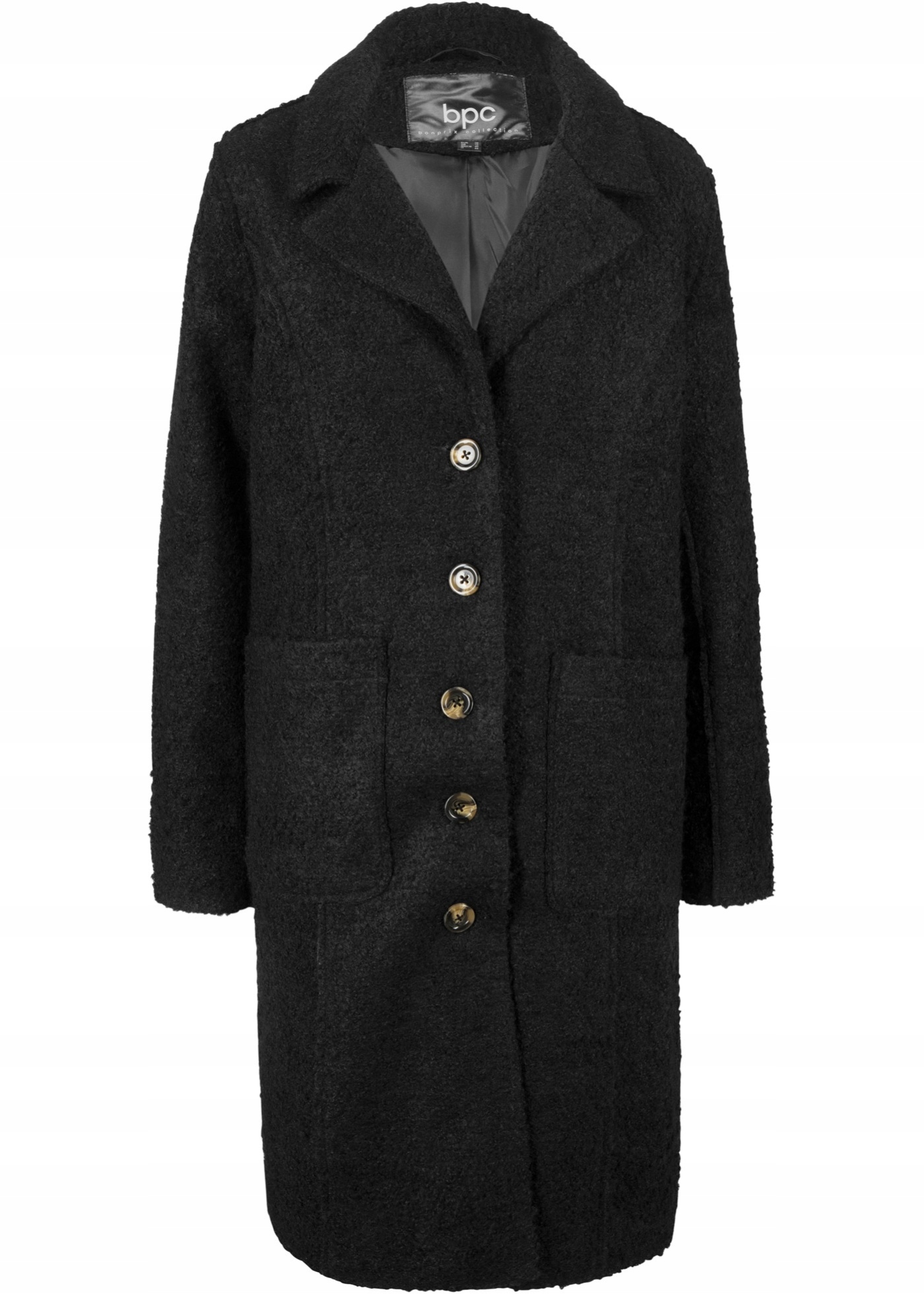 

(37/40) Bpc Stylowy Płaszcz Boucle r.40
