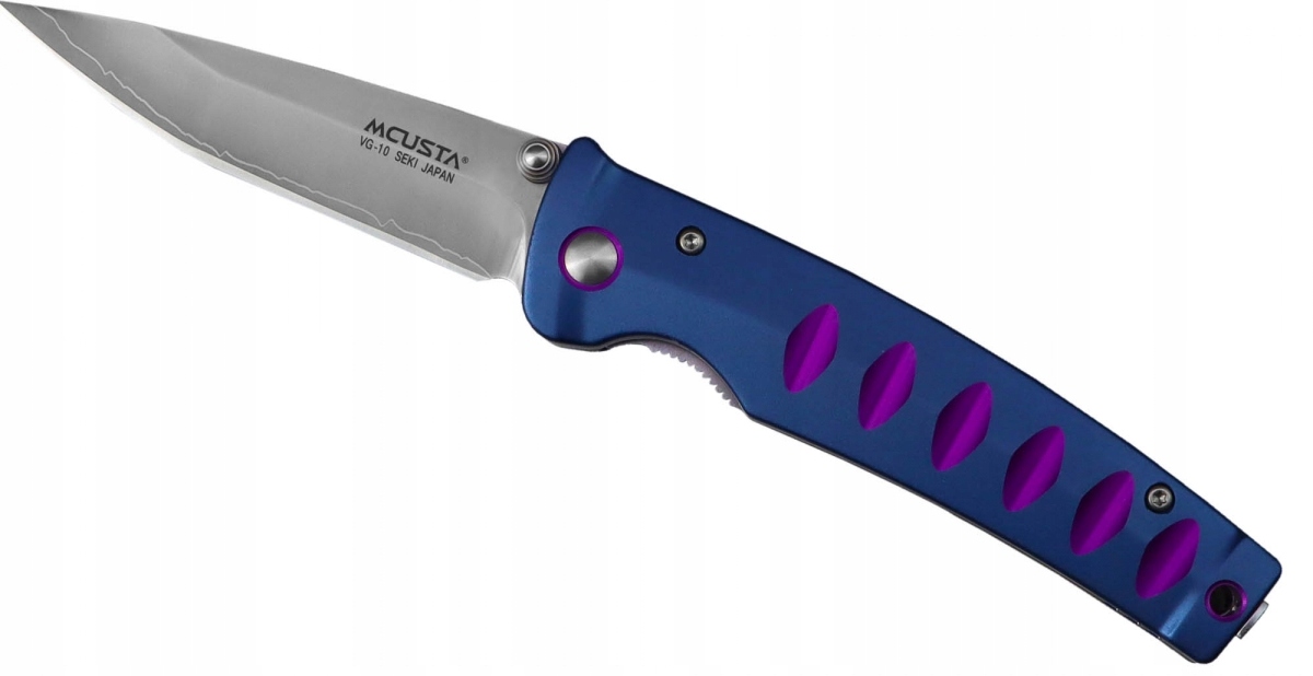 Mcusta Katana VG-10 Modrá/Purpurová 8,5 cm