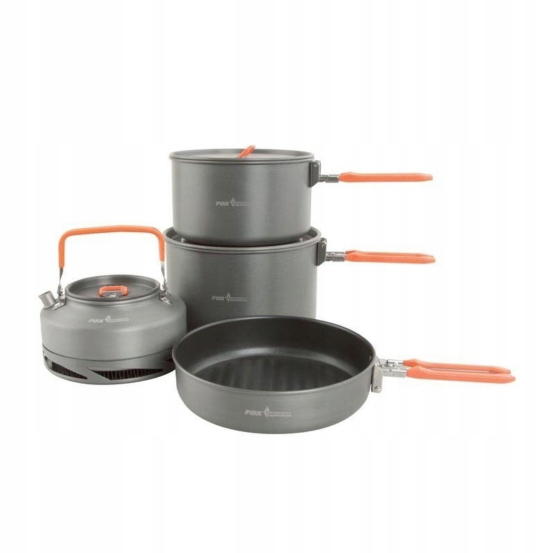 Fox Cookware Large Zestaw Garnków Czajnik Fox