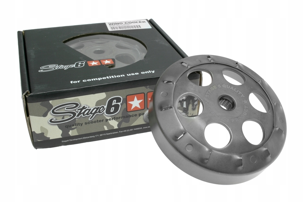 Zvonček spojky Stage6 Wing Cooler, 107 mm, Minarelli Aprilia Beta CPi Mbk