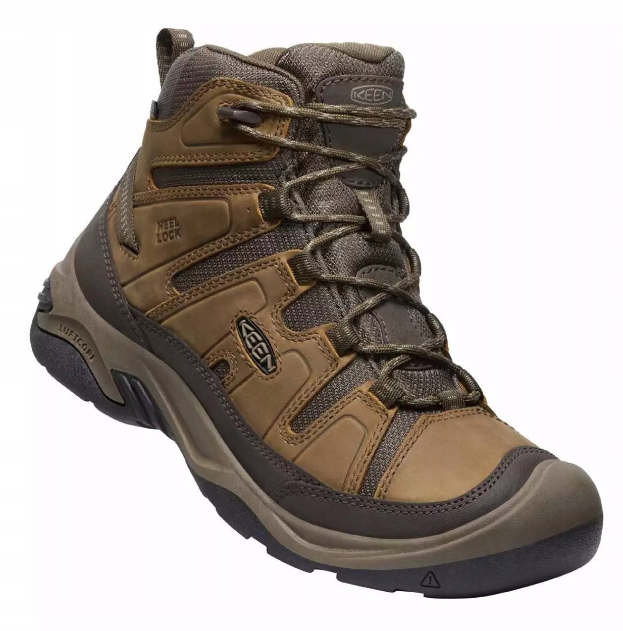 Boty Keen Circadia MID Wp Waterproof 1026769 trekové kožené, velikost 46