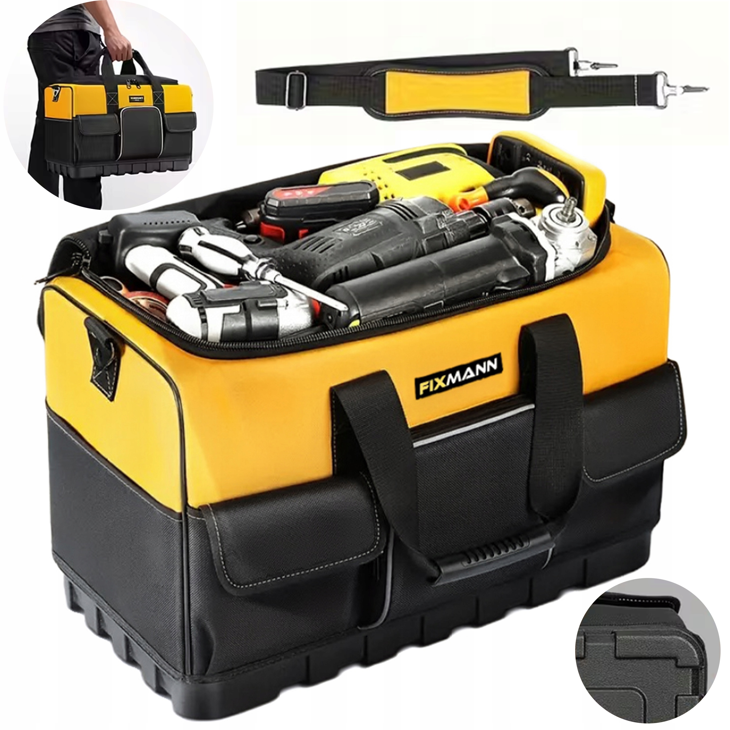 Torba Na Narzędzia Wielofunkcyjna Narzędziowa Monterska Duża Organizer