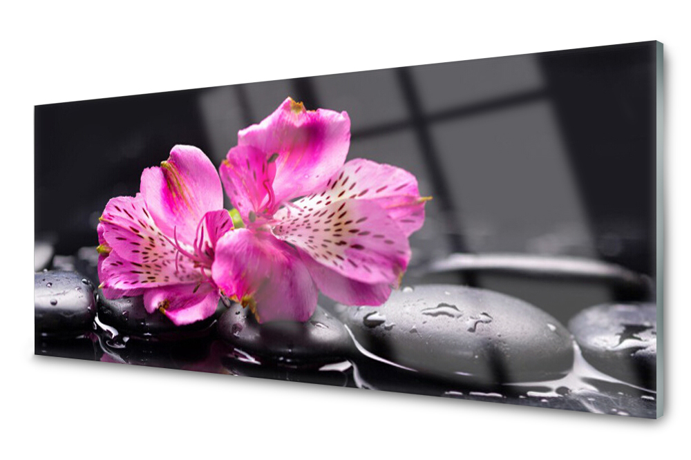 

Panel szklany do kuchni Kwiaty Zen Spa 125x50