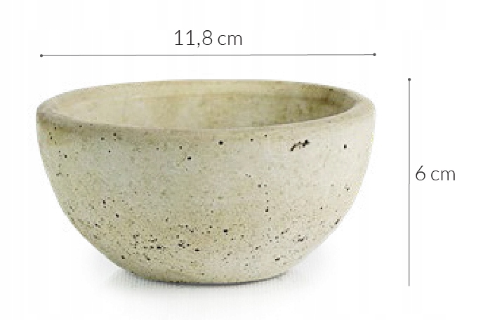 MAŁA MISECZKA PILEA-beton architektoniczny Kod producenta PILEA-01-MI