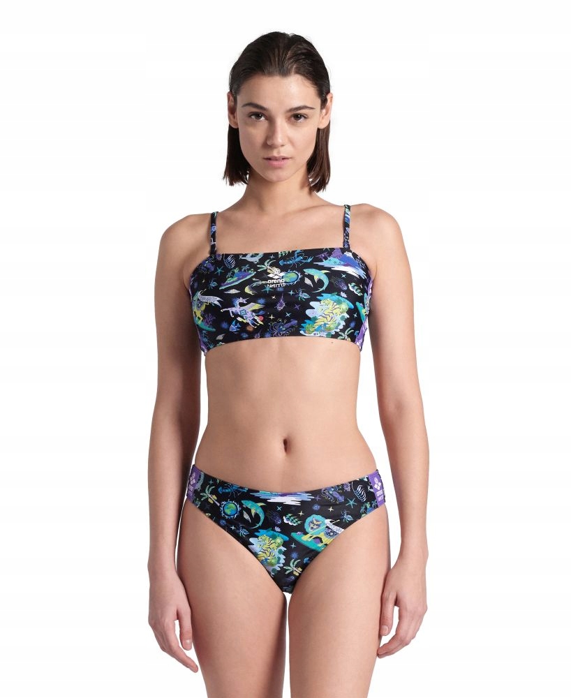 Strój kąpielowy damski dwuczęściowy bikini basen plażę Arena Fun Planet D36