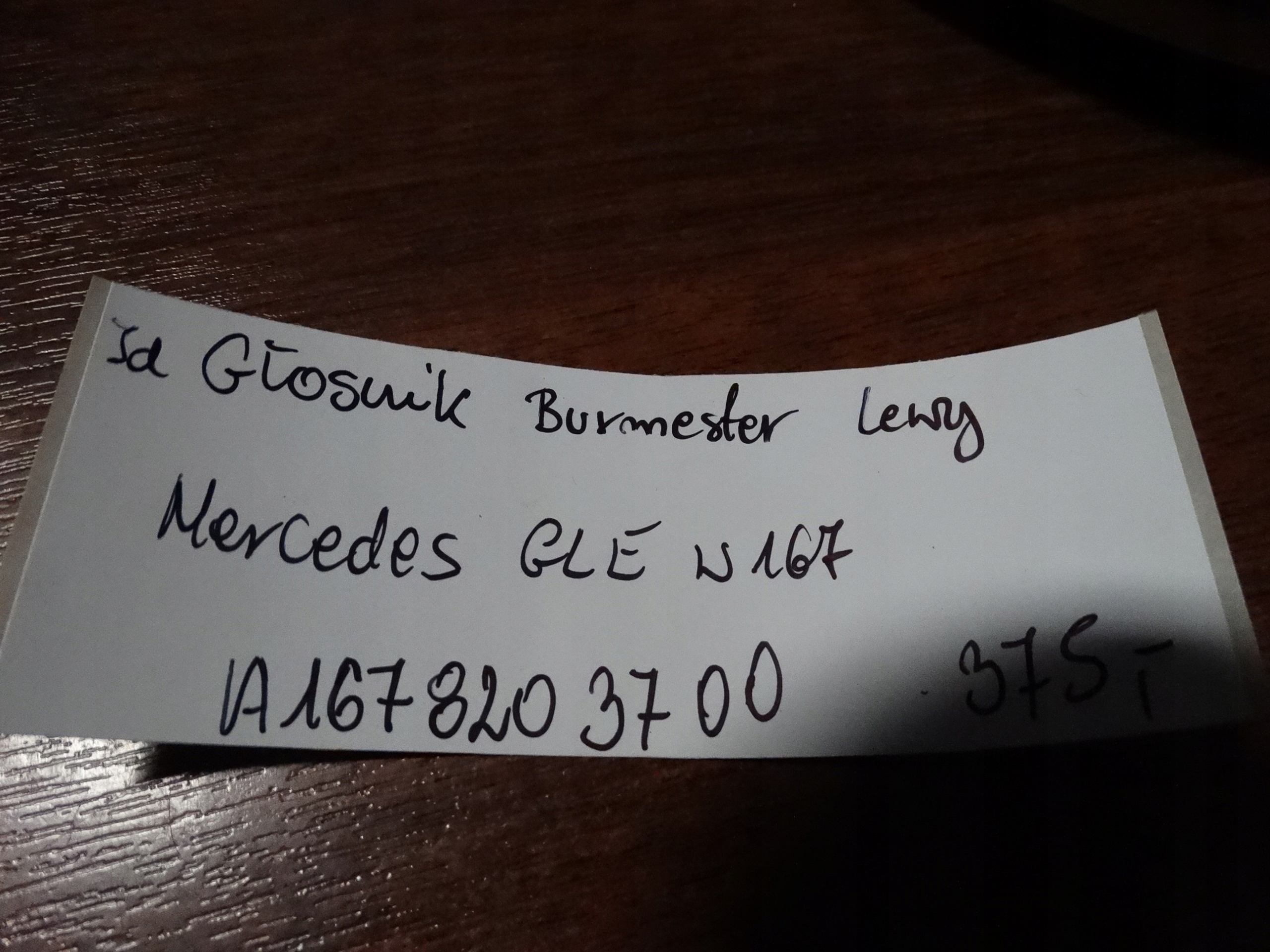 IDEALNY speaker BURMESTER right MERCEDES W167 1