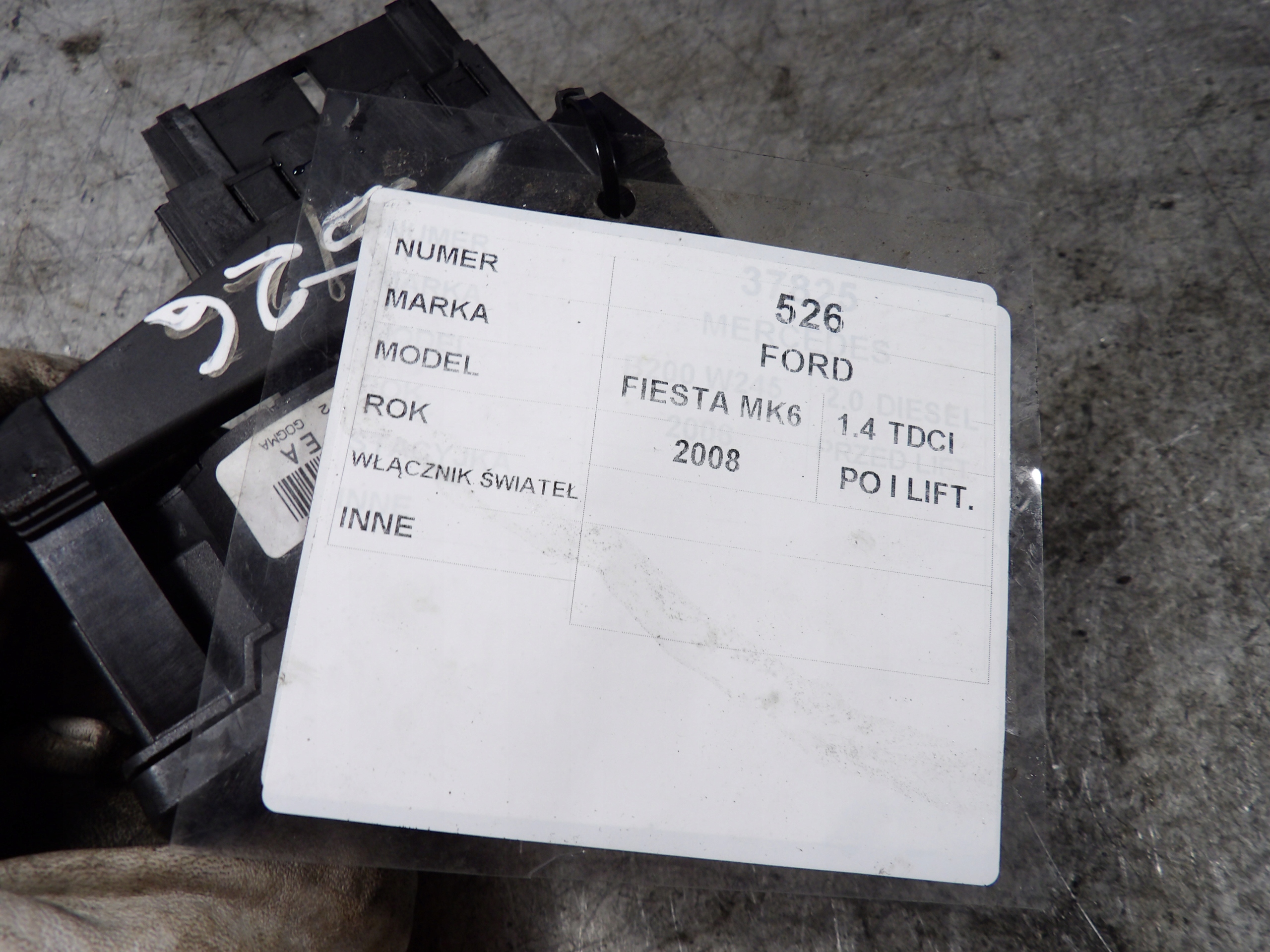 Ford Fiesta MK6 interruttore luci 6S6T13A024EA