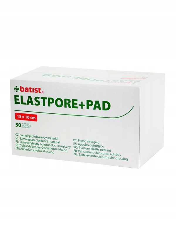 

Elastopore +Pad jałowy plaster chirurgiczny 10x15