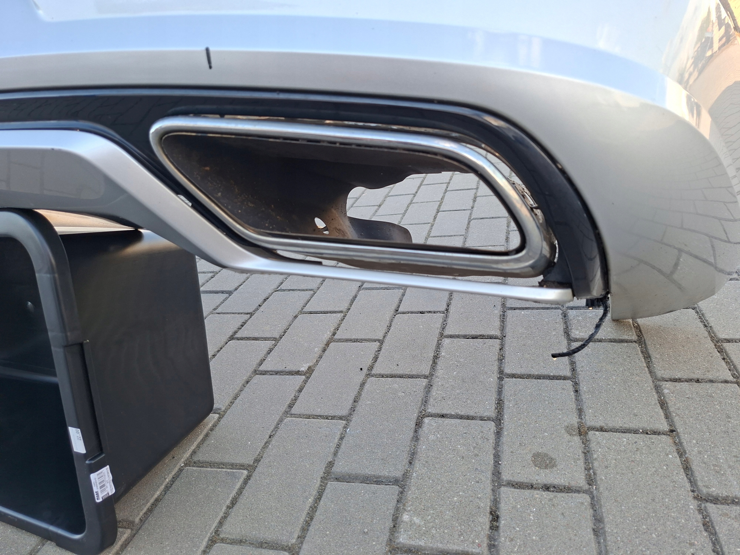 bumper rear part rear complete 4 PDC R-design VOLVO S90 II 711 -16