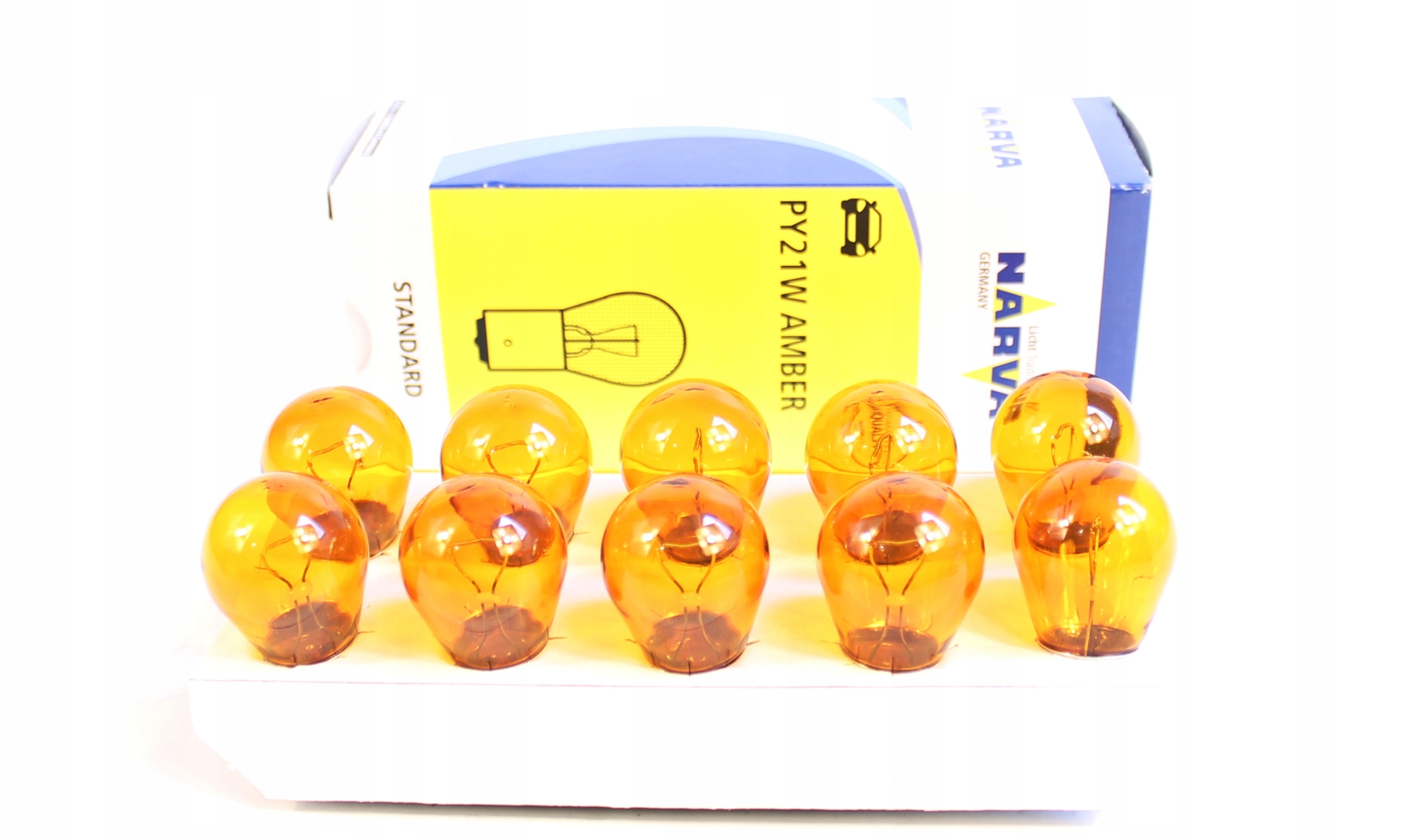 

Narva żarówka 12V 21V PY21W BAU15S pomarańczowa