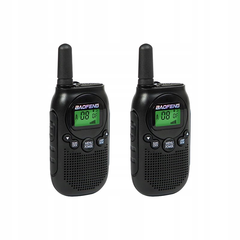 Radio vysílačka Pmr BF-T6 sada 2ks černá 24-929