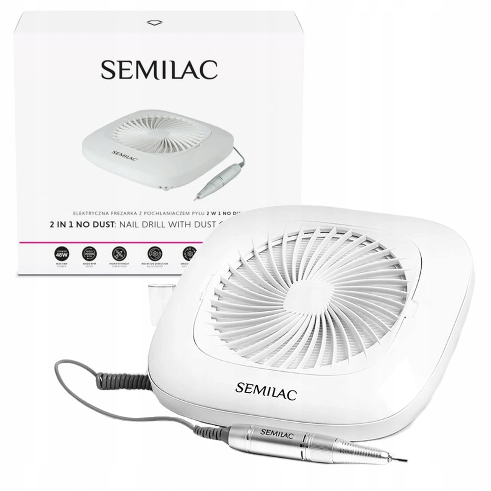 Semilac Pohlcovač Prachu Bruska Na Nehty 2V1