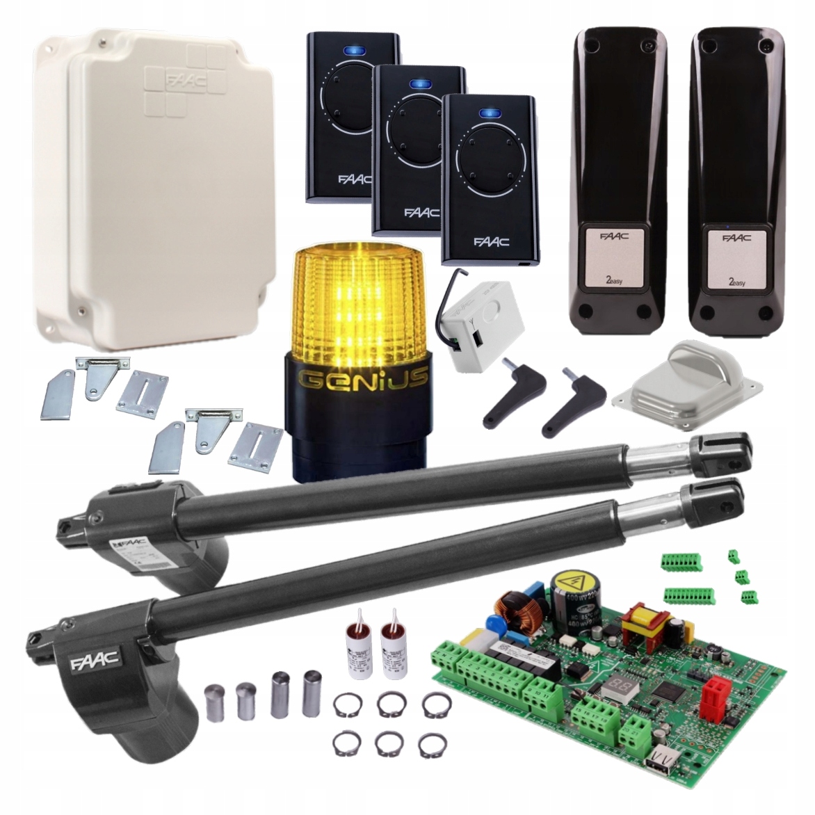 

Zestaw napęd Faac 414 Alfa Short 3xPilot Lampa Led