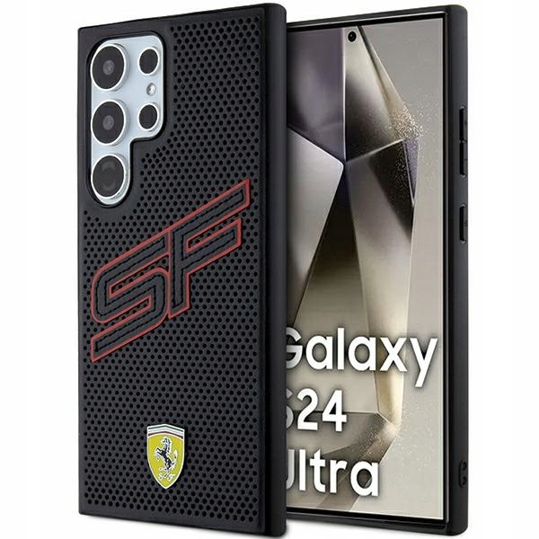 Ferrari FEHCS24LPINK pouzdro pouzdro kryt pro Samsung Galaxy S24 Ultra S928 černé