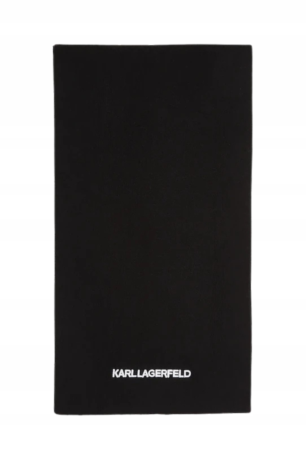 Karl Lagerfeld Černý dámský šátek s vyšívaným logem