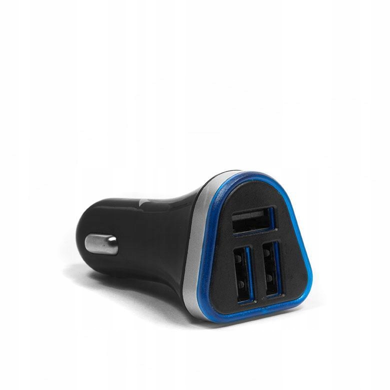 

Ładowarka samochodowa z potrójnym wejściem Usb