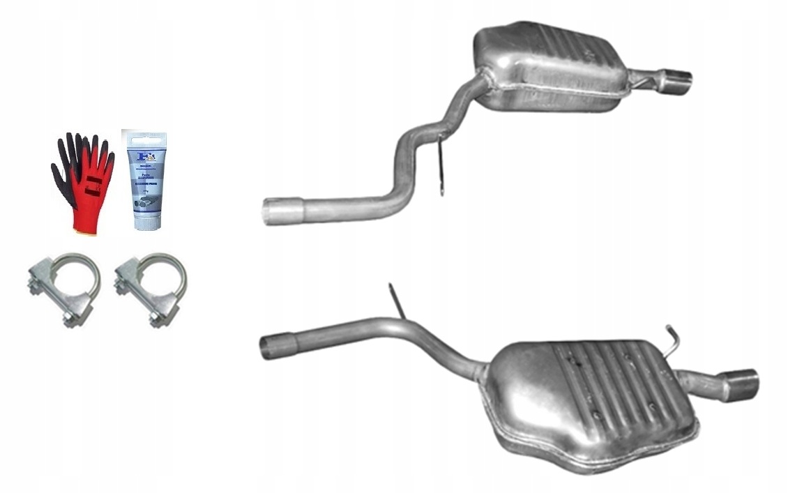 Audi A4 1.8i-20V Turbo zadní sada výfuku bonus