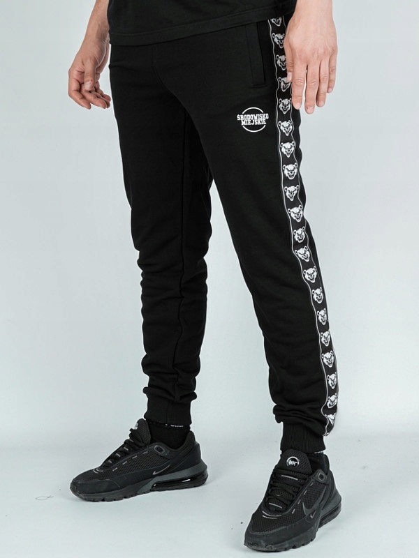 Dresové Kalhoty Środowisko Miejskie "classic Lampas " Black vel. M