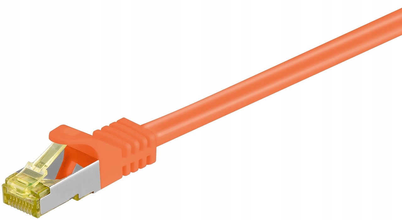 Goobay RJ-45 CAT7 5m kabel sieciowy S/FTP (S-STP) Pomarańczowy