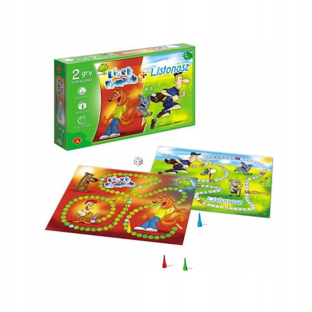 LISTONOSZ i LISEK URWISEK Gra planszowa ALEXANDER Wydawca Alexander