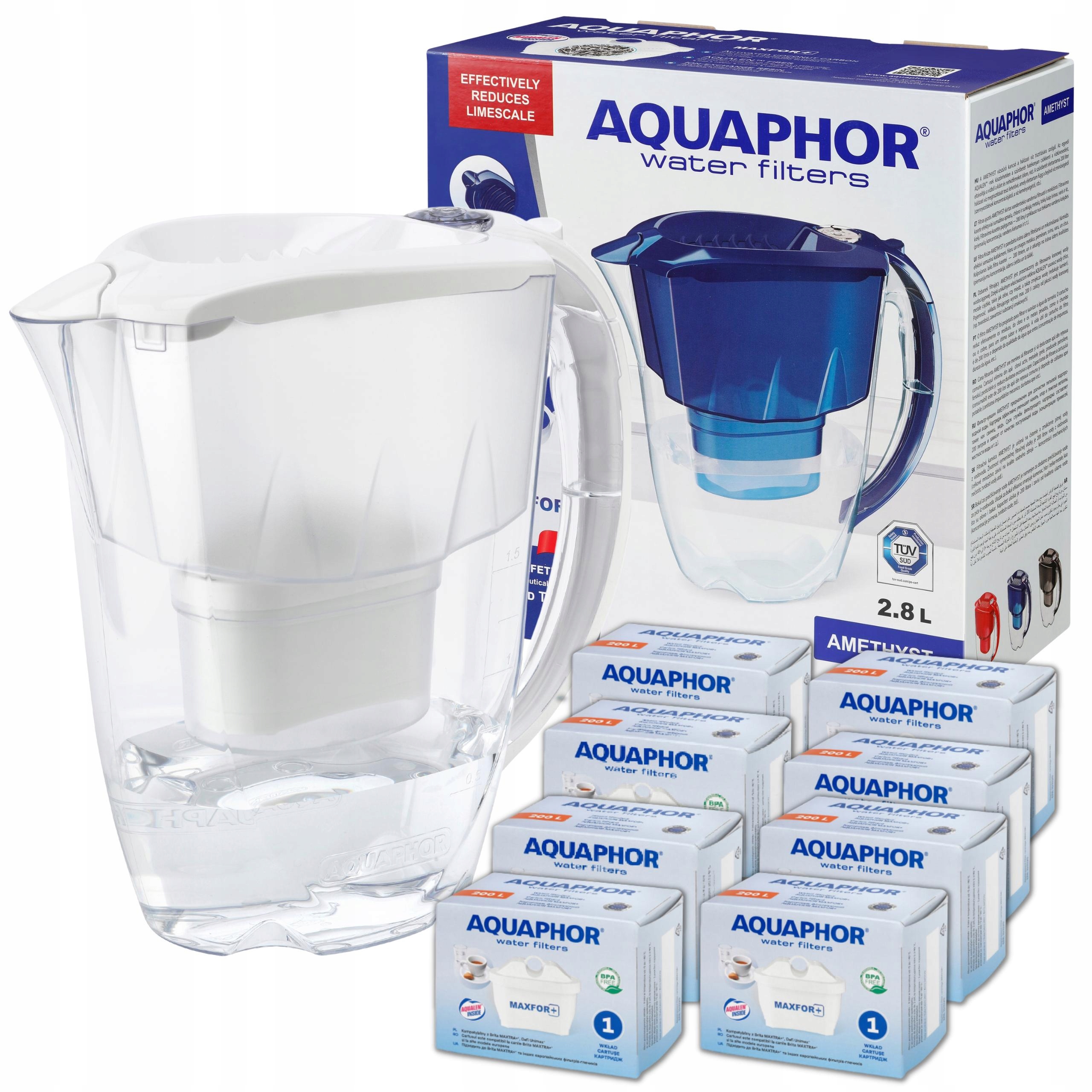 

Dzbanek do filtrowania wody Aquaphor 8 wkładów