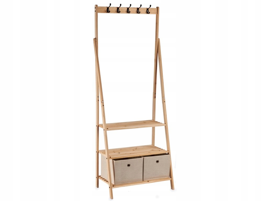 Regál do predsiene s vešiakom a policami Natu