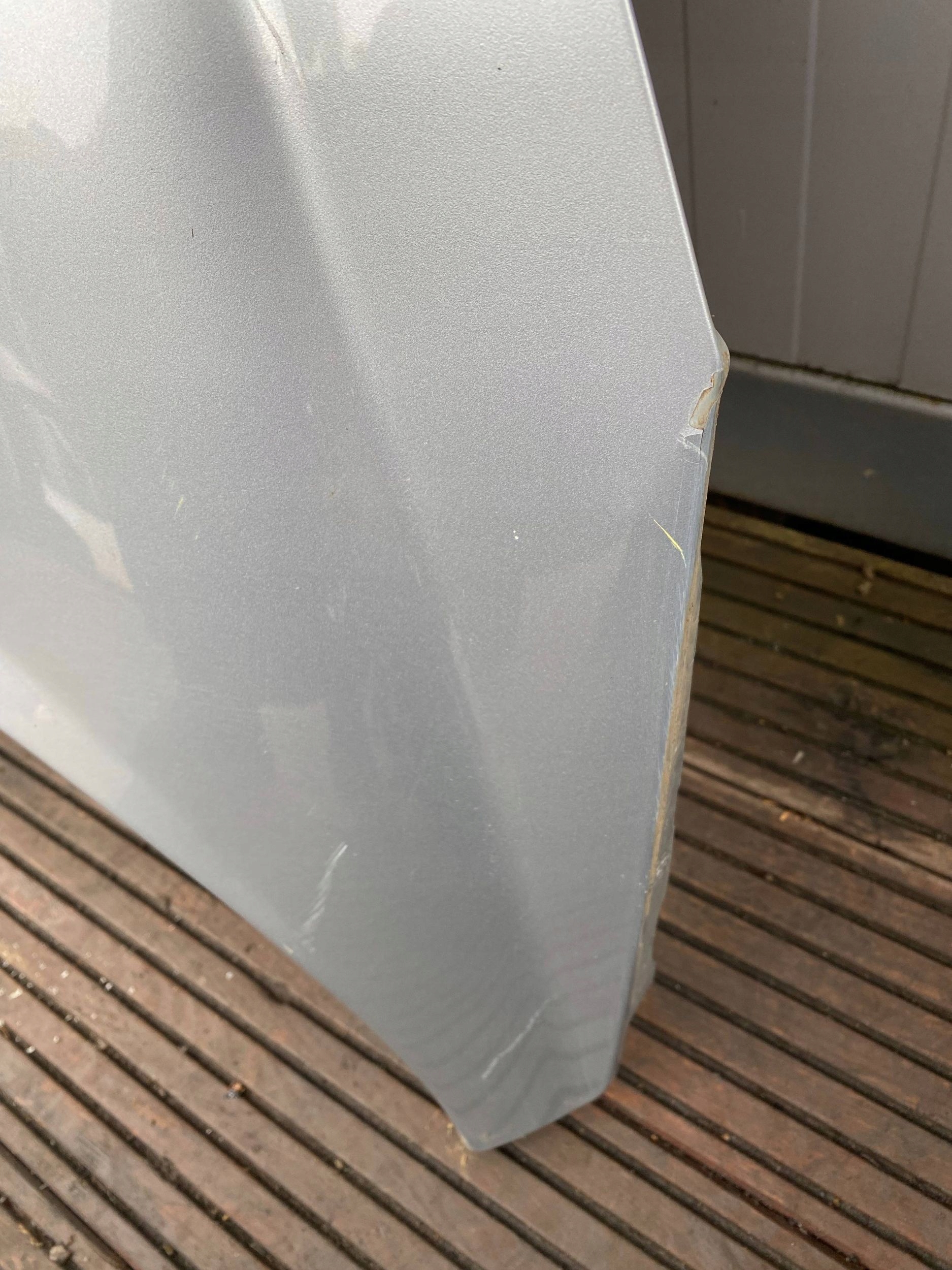PEUGEOT 207 CC complete bonnet front SREBRNA