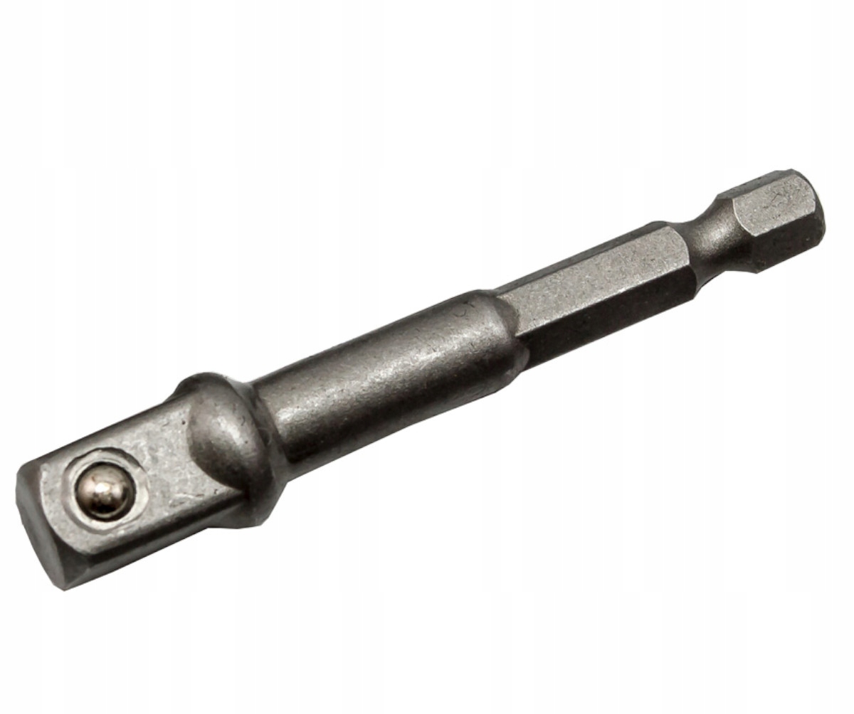 ADAPTER NASADEK I BITÓW 1/4" HEX NA 3/8" KWADRAT 65MM DŁUGOŚCI DO WKRĘTARKI