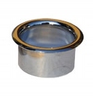 TULEJA WENTYLACYJNA DO DRZWI ŁAZIENKOWYCH CHROM