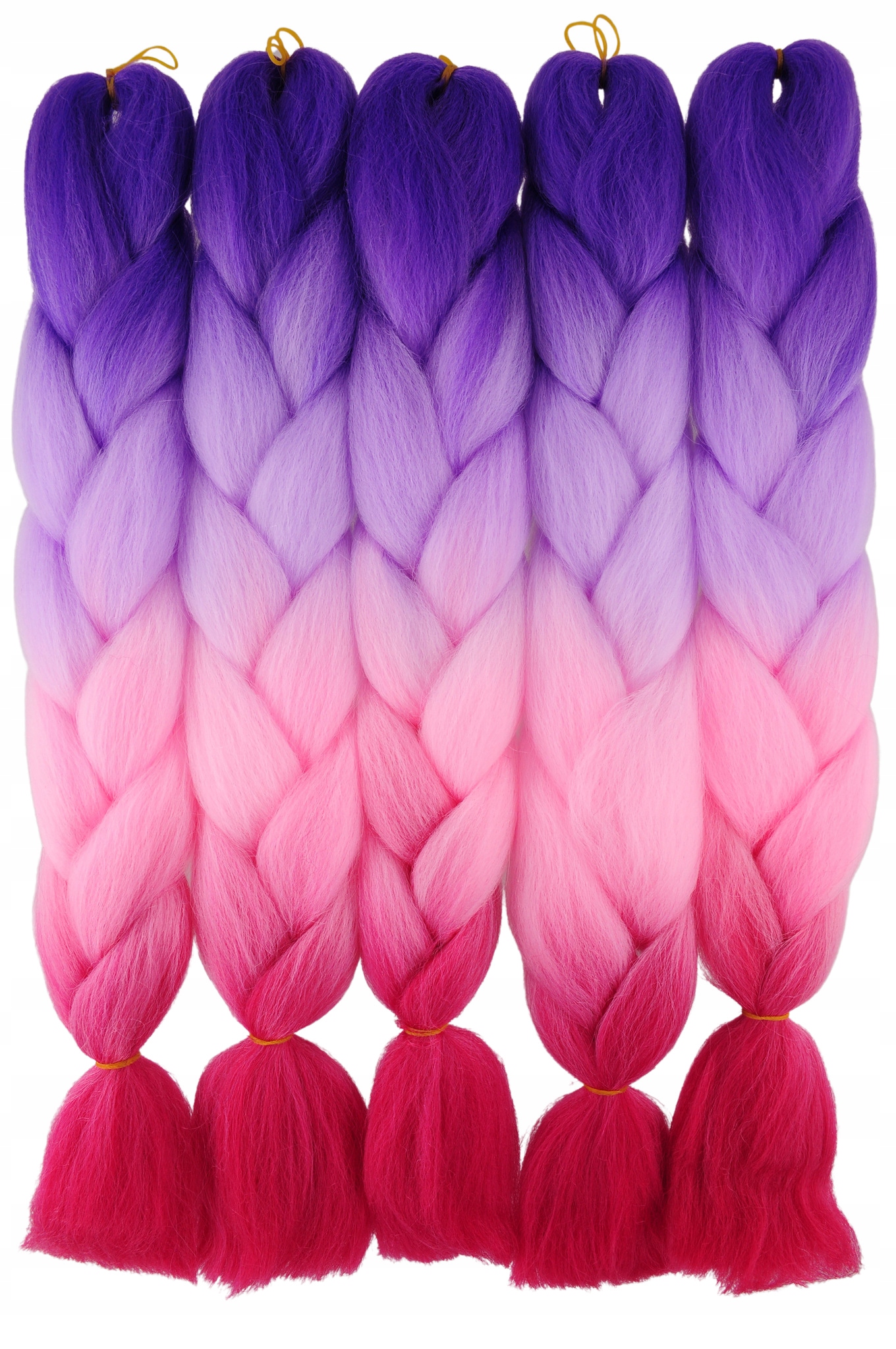 WŁOSY SYNTETYCZNE KOLOROWE WARKOCZYKI OMBRE 4-22 Marka Smart Colours