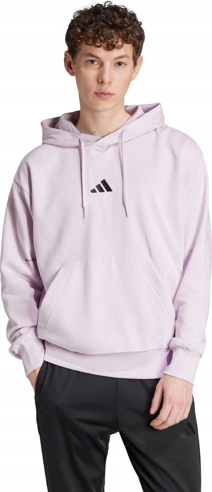 Pánská Mikina Adidas Essentials Feelcozy Fleece Růžová IN6065 vel M