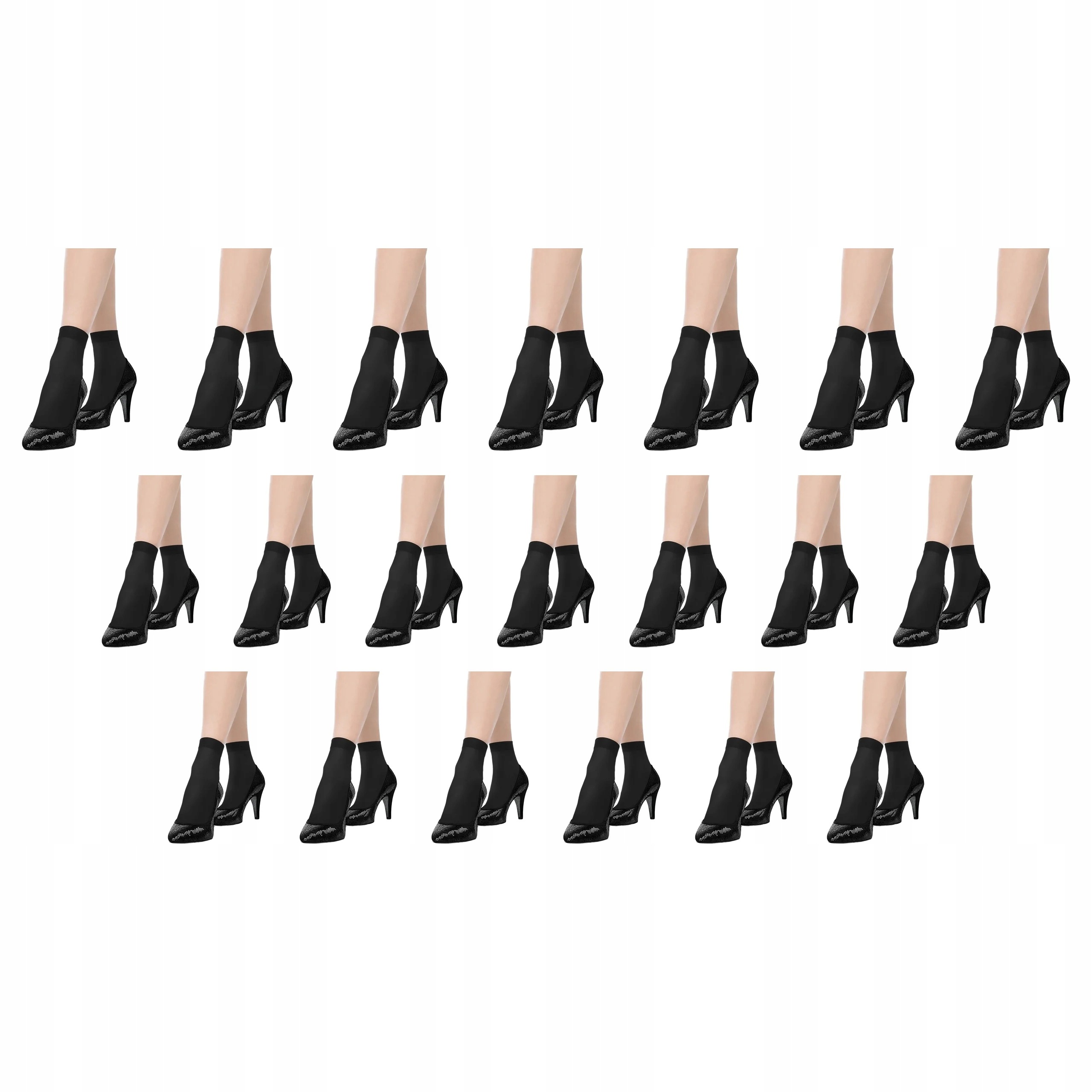 10 x Ponožky Soks 40 den Marilyn Nero 2 páry v balení