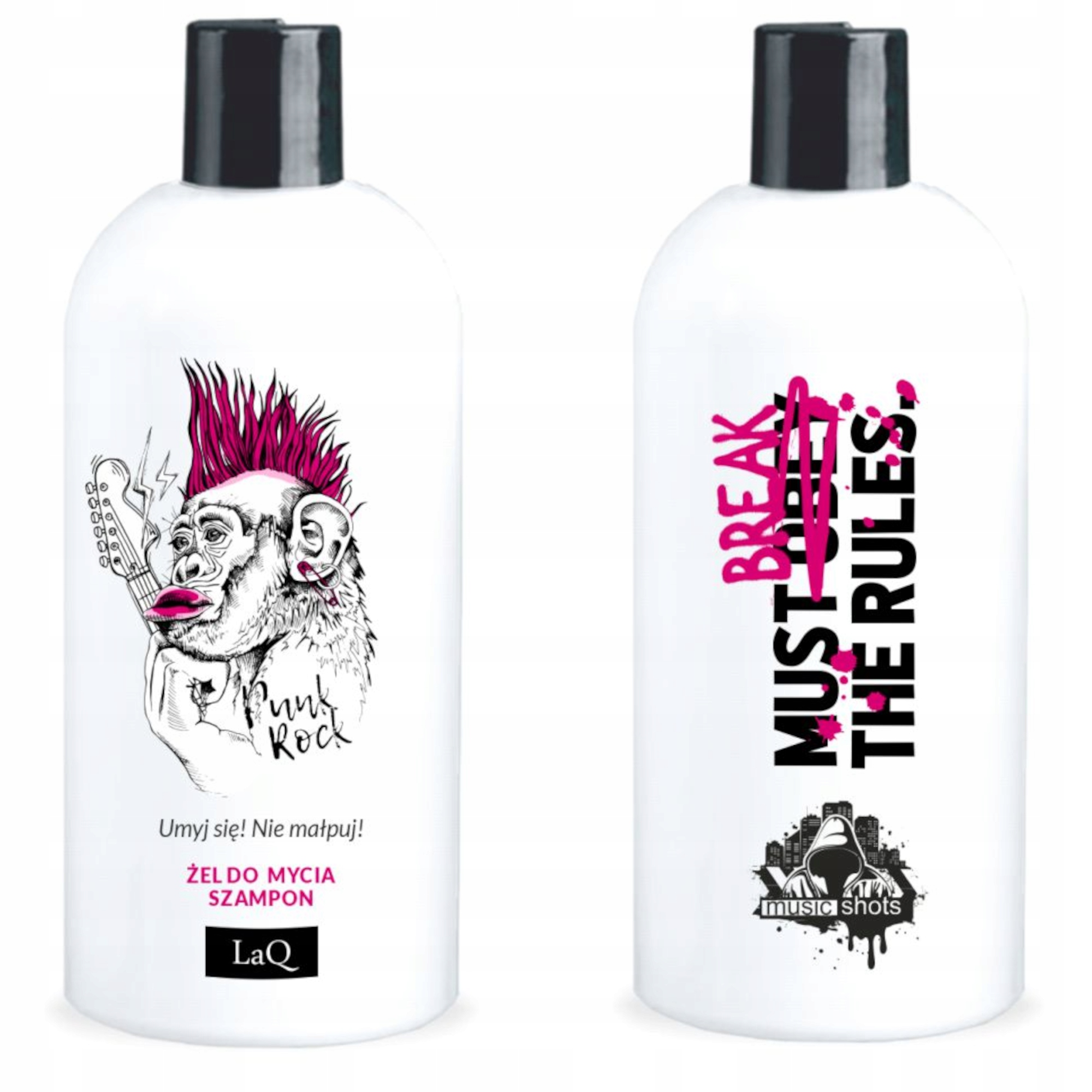 

Żel pod prysznic do mycia szampon 2w1 Małpa 300 ml