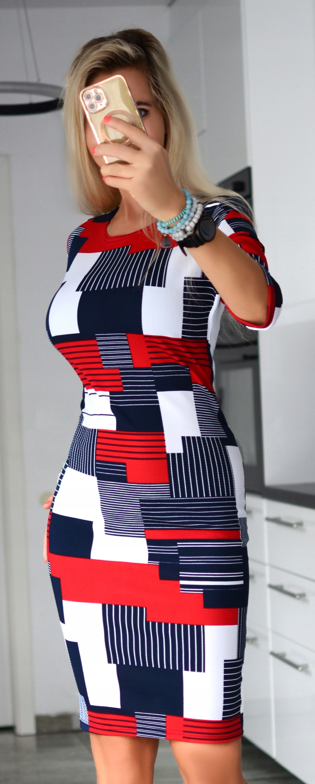 CUDNA POLSKA SUKIENKA ELEGANTKA Z PAZUREM PIĘKNE KOLORY CUD WZORY DUŻA 885 Marka ADDAMS