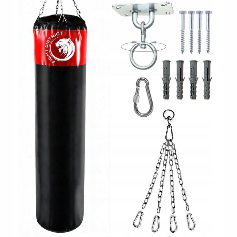 150 cm 32 kg Worek Treningowy Bokserski Pełny Wypełniony Mocny Uchwyt Rx