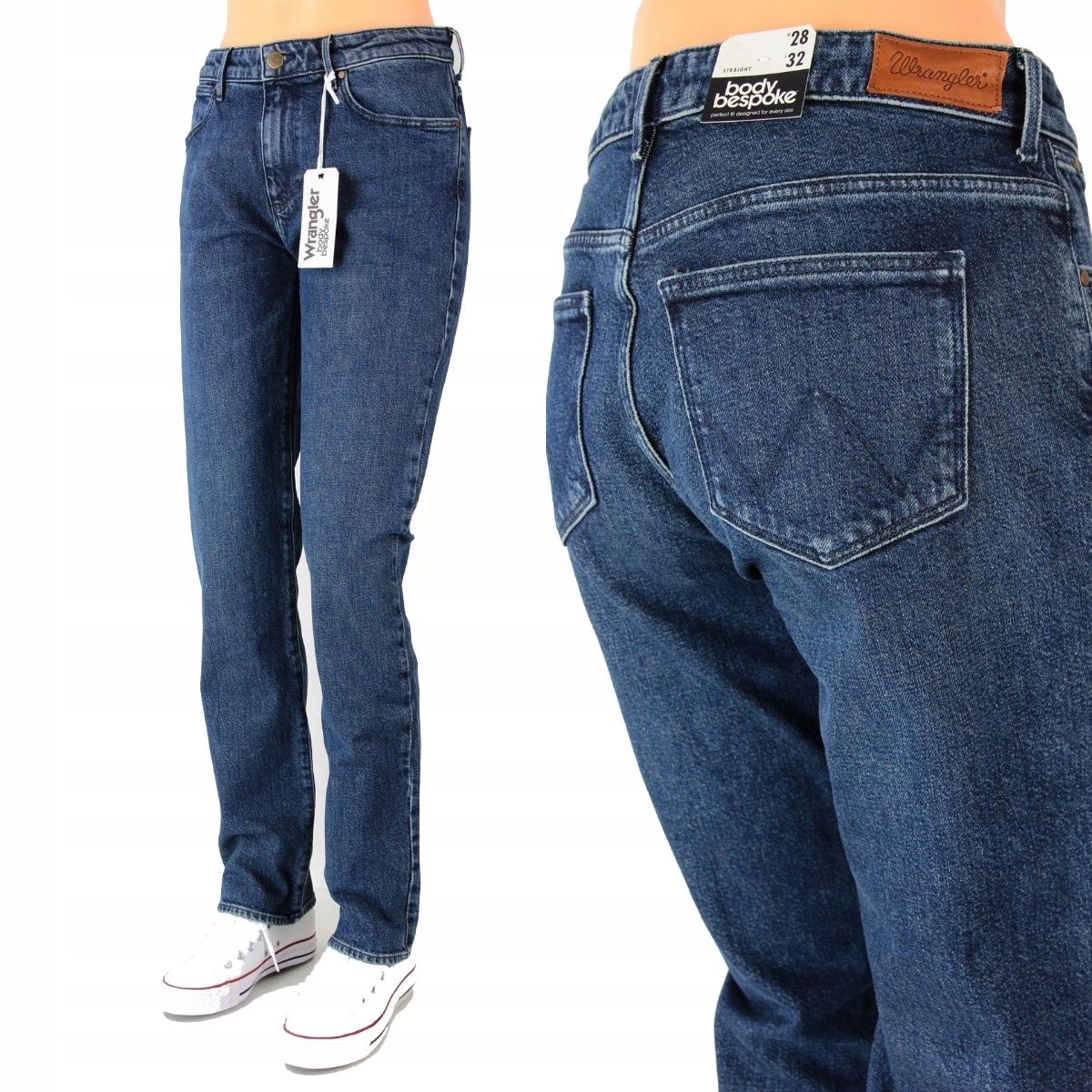 

Wrangler Straight Jeansy Proste Spodnie W28 L32