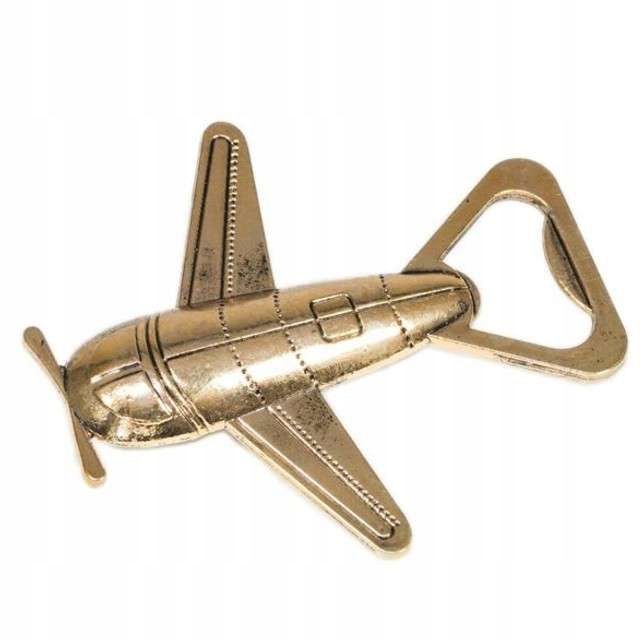 

Otwieracz samolot Aeroplan brąz Retro gadzet Pilot